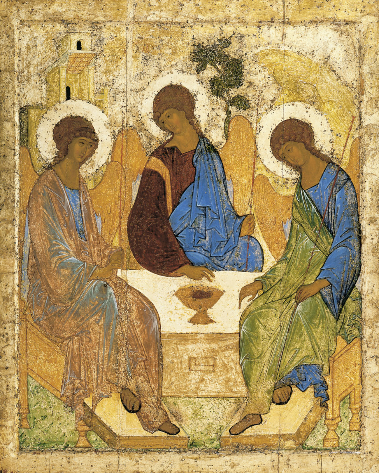 Икона Святой Троицы (Андрей Рублёв)